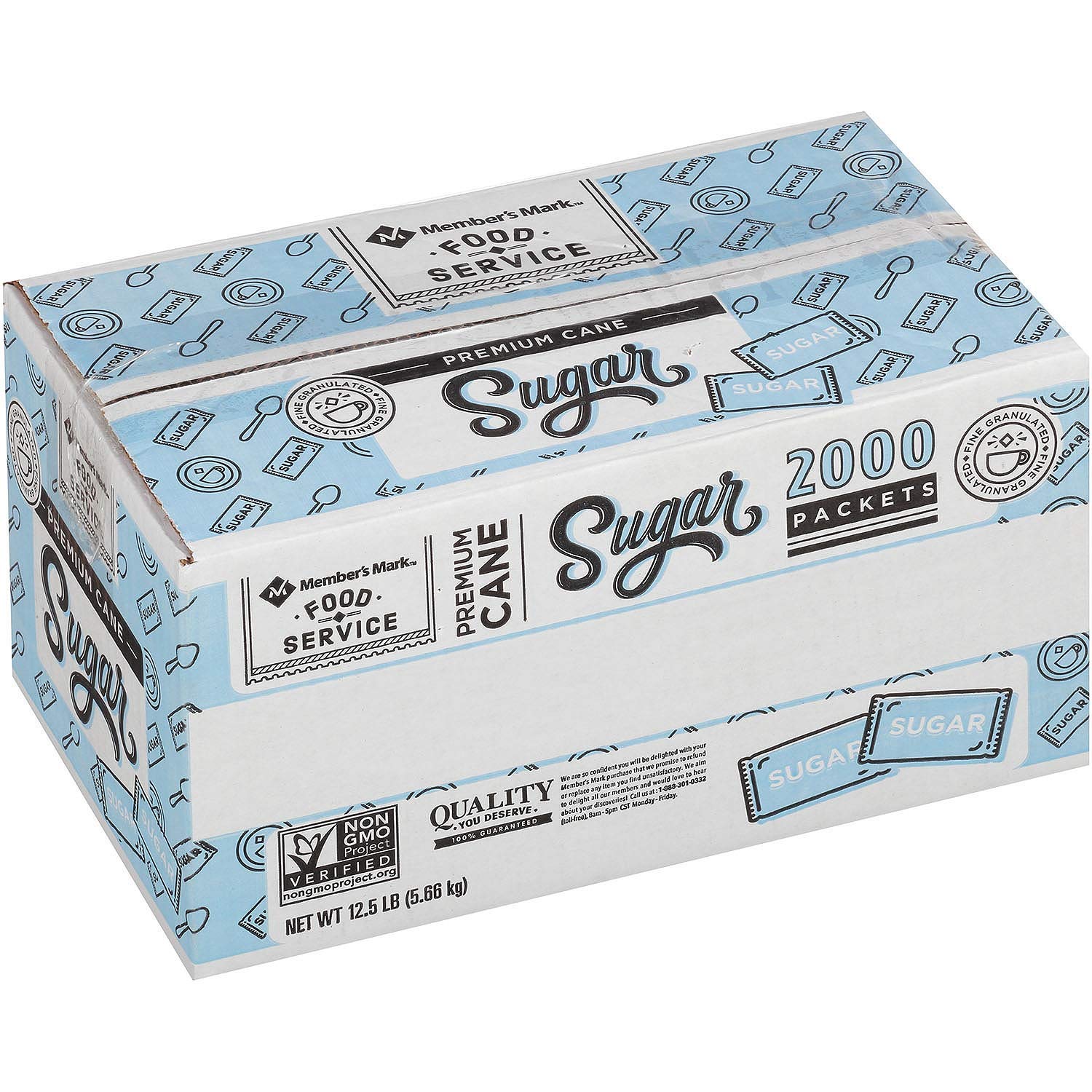 Amazon.com: Count Premium Cane Sugar Packs 3g Packets for